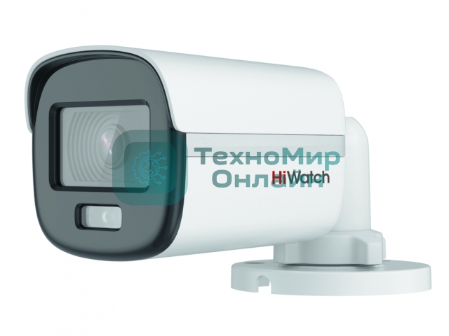 Камера видеонаблюдения аналоговая HiWatch DS-T200L(B)(2.8мм) 2.8-2.8мм HD-TVI цв. корп.:белый