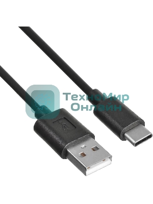 Кабель KingPrice KP-USBAC-3A-1m USB (m)-USB Type-C (m) 1м черный