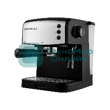 Кофеварка рожковая Maunfeld MF-734BK черный, исп. кофе - молотый/чалды, 1.5 л, 850 Вт, 15 бар
