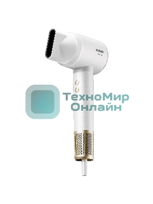 Фен BBK BHD5201 белый, 1600 Вт, ионизация
