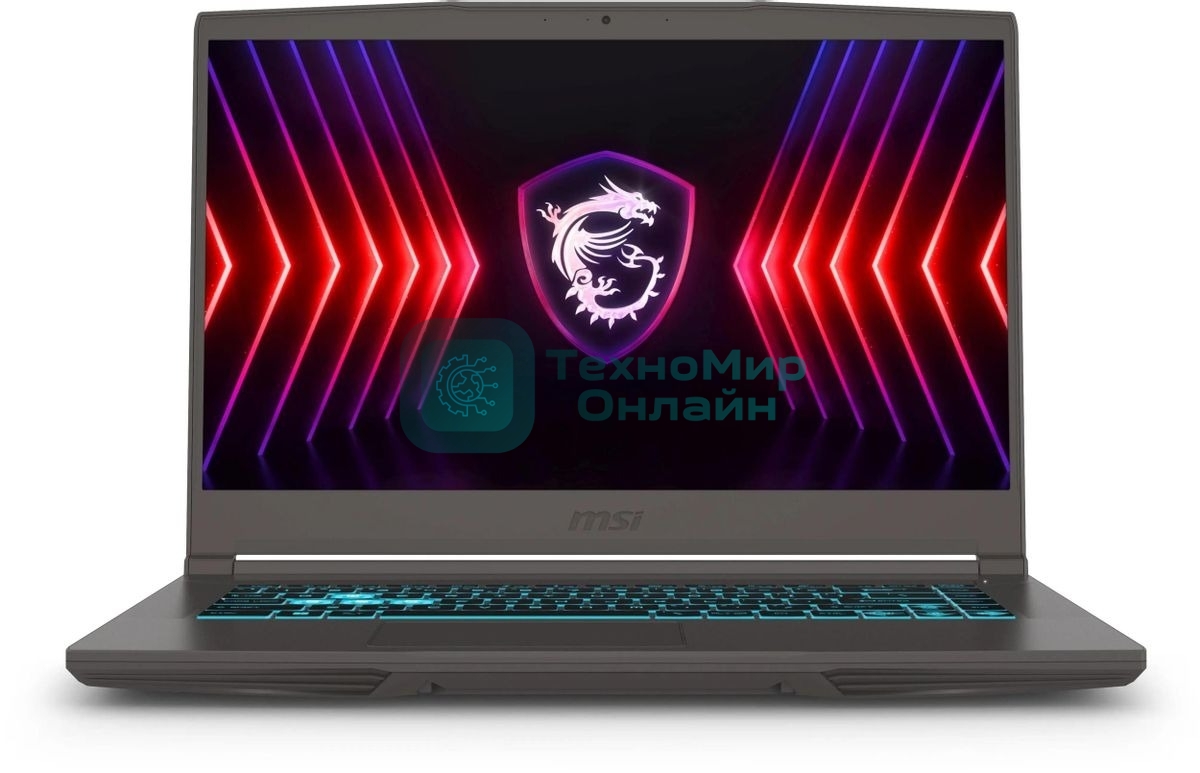 Ноутбук MSI Thin 15 B13VE-2650XRU серый Intel Core i5 13420H 2100MHz/15.6