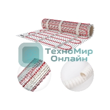 Теплый пол (нагревательный мат) Rexant Classic RNX -1,0-150 (площадь 1,0 м2 (0,5 х 2,0 м)), 150 Вт, двухжильный с экраном