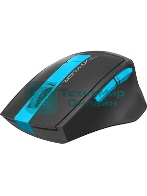 Мышь беспроводная A4Tech Fstyler FG30 серый/синий, 2000 dpi, радиоканал, USB, кнопки - 5