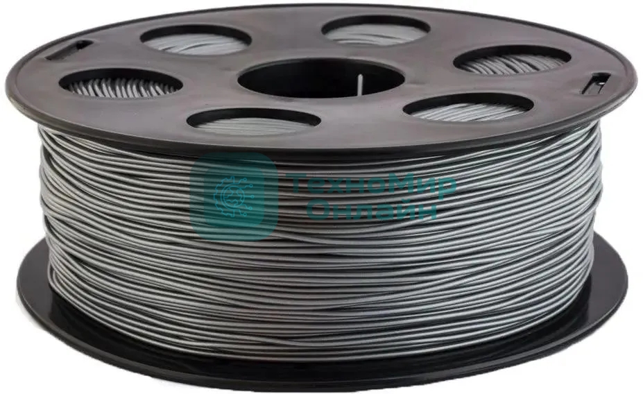 Пластик для принтера 3D Bestfilament st pla 1kg 1.75 serebr PLA d1.75мм 1кг 1цв.