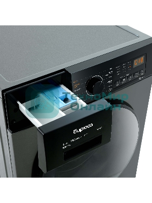 Стирально-сушильная машина Бирюса WMD-SM812/03 M металлик, загрузка фронтальная 8 кг, 1200 об/мин, класс: А+++
