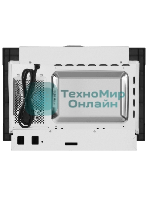 Микроволновая печь встраиваемая Maunfeld MBMO.20.1PGb2 черный, 20 л, 1250 Вт, переключатели - поворотный механизм