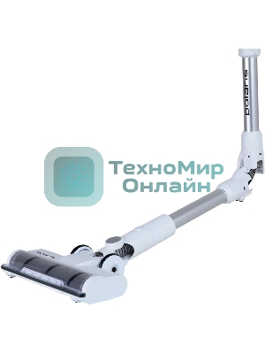 Пылесос вертикальный Polaris PVCS 3060 белый, питание от аккумулятора, 150 Вт, уборка сухая, пылесборник 0.45 л