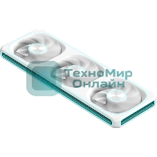 Вентилятор для корпуса Formula V Line AIR FUSION 3 WH REVERSE, 360x120x28мм, ARBG 3pin + PWM 4pin, 500-1800 RPM, 37.83 DBA MAX, HYDRO BEARING