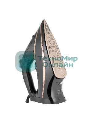 Утюг Centek CT-2346 GOLD черный/золотистый, 3200 Вт, 45 г/мин, 190 г/мин, 400 мл