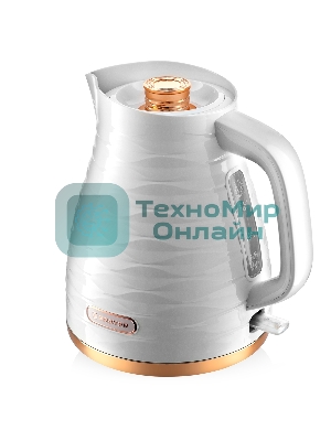 Чайник электрический BRAYER BR1057WH белый, 2200 Вт, 1.7 л
