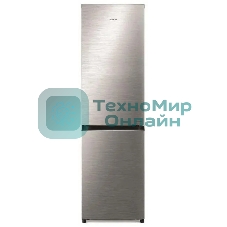 Холодильник Hitachi R-B410PUC6 BSL серебристый бриллиант двухкамерный 215/105л морозилка сверху, No Frost