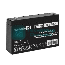 Аккумуляторная батарея ExeGate DT 609 (6V 9Ah, клеммы F2)