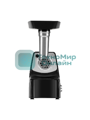 Мясорубка электрическая Galaxy Line GL2415 черный, 1500 Вт, 1.2 кг/мин, реверс, защита от перегрузки, насадки - 5