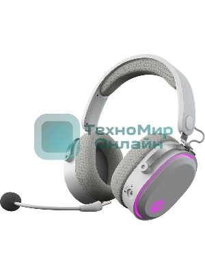 Беспроводные/проводные наушники GMNG GG-HS405W белый, полноразмерные, Bluetooth + радиоканал + проводной, до 15 ч