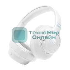 Беспроводные/проводные наушники JBL Tune 780NC белый, полноразмерные, Bluetooth + проводной, адаптивное шумоподавление