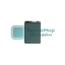 Портативный аккумулятор OLMIO QX-10, 10000mAh, 22.5W, QuickCharge3.0/PowerDelivery, LCD, темно-зеленый