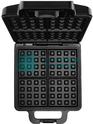 Вафельница Kitfort КТ-4673 1600Вт черный/серебристый