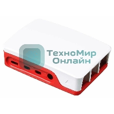 Корпус Raspberry Pi 4, Official Raspberry Pi 4 Cases, RED/WHITE