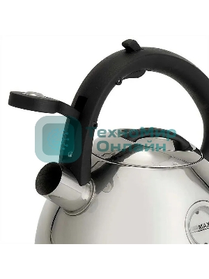 Чайник для плиты ALPENKOK AK-535 из нерж.стали с ОКНОМ 2,7л,со свистком