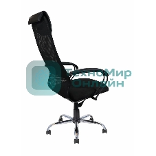 Кресло ЯРКРЕСЛА Кр76 черный, сетка, подголовник