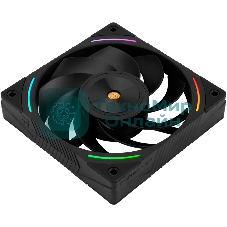 Кулер для корпуса Thermalright TL-K12R Reverse (120x120x25mm, 4-pin PWM, ARGB, 69CFM, 27dBA, 2150RPM, черный)
