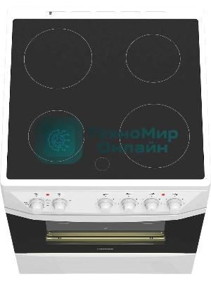 Электрическая плита Darina 1D EC141 607 W белый, конфорок 4 шт, духовка 50 л, 60 см x 85 см x 60 см