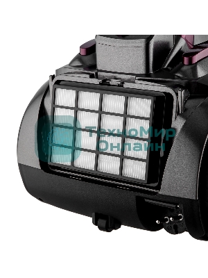 Пылесос BRAYER BR4211 черный/бордовый, 400/2200 Вт, уборка сухая, пылесборник контейнер, 3 л