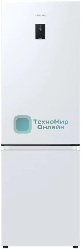 Холодильник Samsung RB34C670EWW/EF белый двухкамерный 230/114л морозилка снизу, No Frost