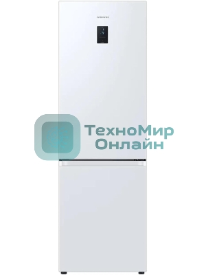 Холодильник Samsung RB34C670EWW/EF белый двухкамерный 230/114л морозилка снизу, No Frost