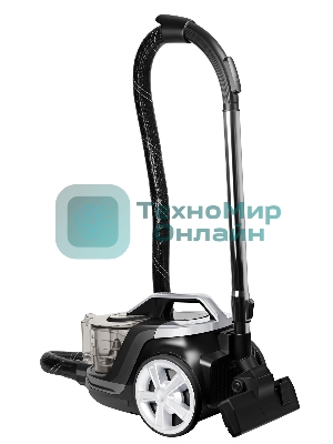 Пылесос Aresa AR-2406 черный/серебристый, 400/2000 Вт, уборка сухая, пылесборник контейнер 2,5 л