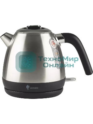 Чайник электрический Leonord LE-1504 (1,2 л) стальной