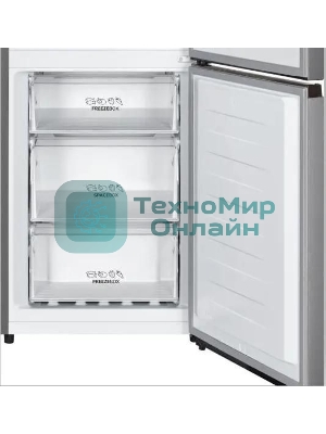 Холодильник Gorenje NRK619FAS4 серый двухкамерный 207/93л морозилка снизу, No Frost