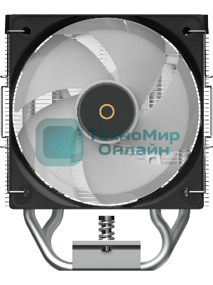 Кулер для процессора Ocypus Gamma A40 BK ARGB Digital, 100мм ARGB FAN, Top Display Panel, 4 HEAT PIPES, 4-PIN PWM, 600-2400 RPM, 29.5DBA, HYDRO BEARING, LGA115X/1200/1700/18XX, AM4/AM5