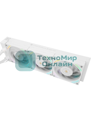 Водяное охлаждение для процессора Thermalright Hyper Vision 360 (360mm, LED, White, ARGB/Fans: 3x120mm, 69CFM, 27dBA, 2150RPM/Pump height 68mm, 6400RPM, Rad thickness 27mm/S: 1700, 1200, 1851, 115X, 2011, 2066, AM5, AM4)
