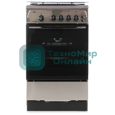 Плита газовая Gefest ПГ 3200-06 К62 серебристый, конфорок 4 шт, духовка 42 л, 50 см x 85 см x 57 см