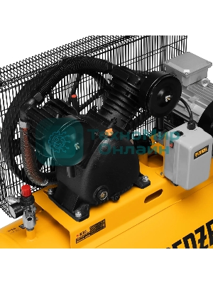 Компрессор воздушный Denzel рем. привод BCV 5500-T/200, 5,5 кВт, 200 литров, 850 л/мин