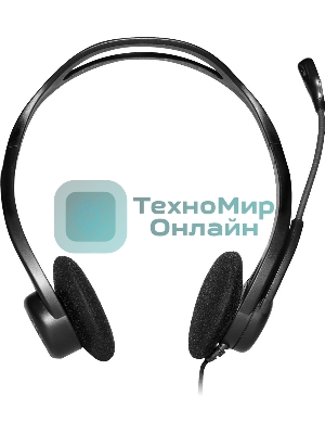 Гарнитура Logitech PC Headset 960 Stereo чёрный, проводная, USB