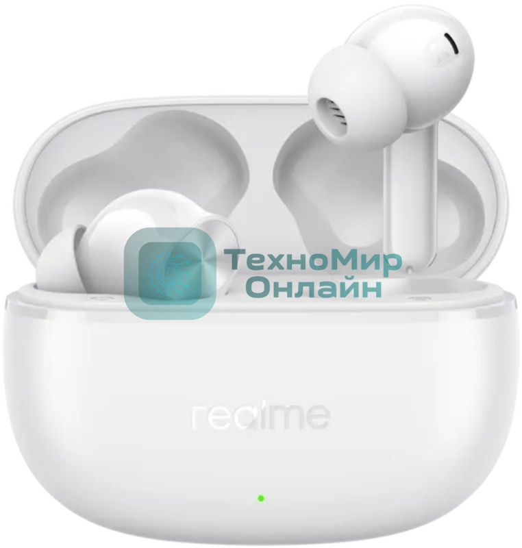 Наушники TWS Realme Buds T200x белый, внутриканальные, Bluetooth, до 30 ч