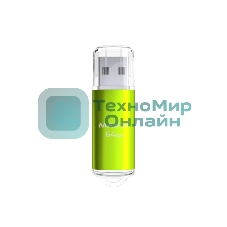 Флешка USB Maxvi MP green (FD64GbUSB20C10MP), 64Gb, USB 2.0, R/W 15/5, зеленый