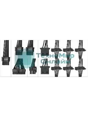 Блок питания Digma ATX 700W DPSU-700W-WH RTL, 700Вт, 80 PLUS белый, 120мм черный