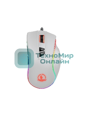 Мышь проводная Jet.A Panteon PS88 белый, 6200 dpi, USB, кнопки - 9