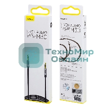 Кабель Baseus CAM30-CS1 Yiven Audio Cable M30 AUX 3.5мм (M) to AUX 3.5мм (M) 1.5m Silver+Black