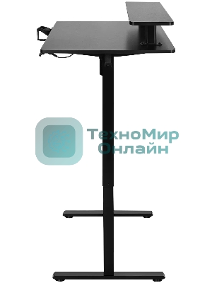 Стол игровой Defender Alliance черн, 110x60, высота 72-117, полк 1