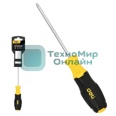 Крестовая отвертка Deli DL633075N PH0x75мм сталь Cr-V, двухкомпонентная прорезиненная рукоять