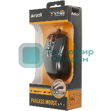 Мышь проводная A4Tech N-70FX черный, 1600 dpi, USB, кнопки - 7