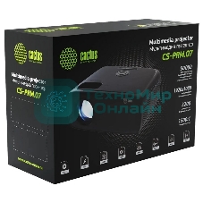 Проектор Cactus CS-PRM.07WT.Full HD LCD 3200Lm LS 320Lm ANSI (1920x1080) 1500:1 ресурс лампы:30000часов 1xUSB typeA 3xHDMI 1.16кг