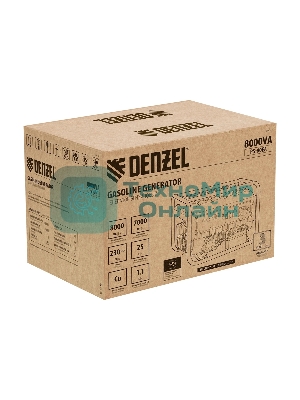 Электрогенератор бензиновый Denzel PS 80 EA, 8 кВт, 85 дБ, 90 кг