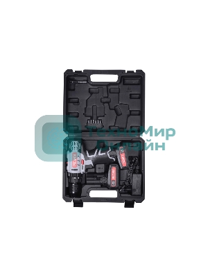 Дрель-шуруповерт аккумуляторная Ресанта ДА-24-2ЛК-У 75/14/8, Аккумуляторная, 24В, 2 АКБ, Ударная, Кейс