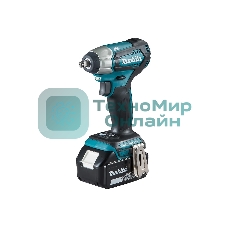 Гайковерт акк MAKITA DTW180RFE  б\щет, 18В, 2x3Ач, Li-ion, 3600у\м, 180Нм, квадрат 3\8
