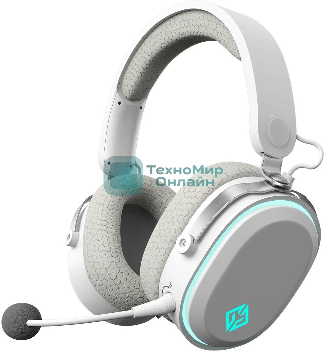 Беспроводные/проводные наушники GMNG GG-HS405W белый, полноразмерные, Bluetooth + радиоканал + проводной, до 15 ч